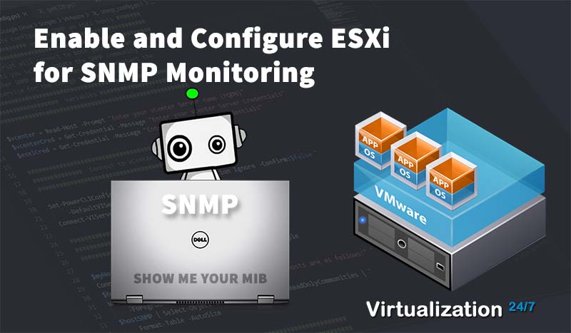 Configure SNMP for ESXi