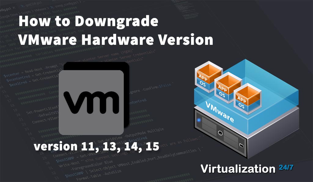 VMWARE Hardware 14. Hardware Version Тасика s9.